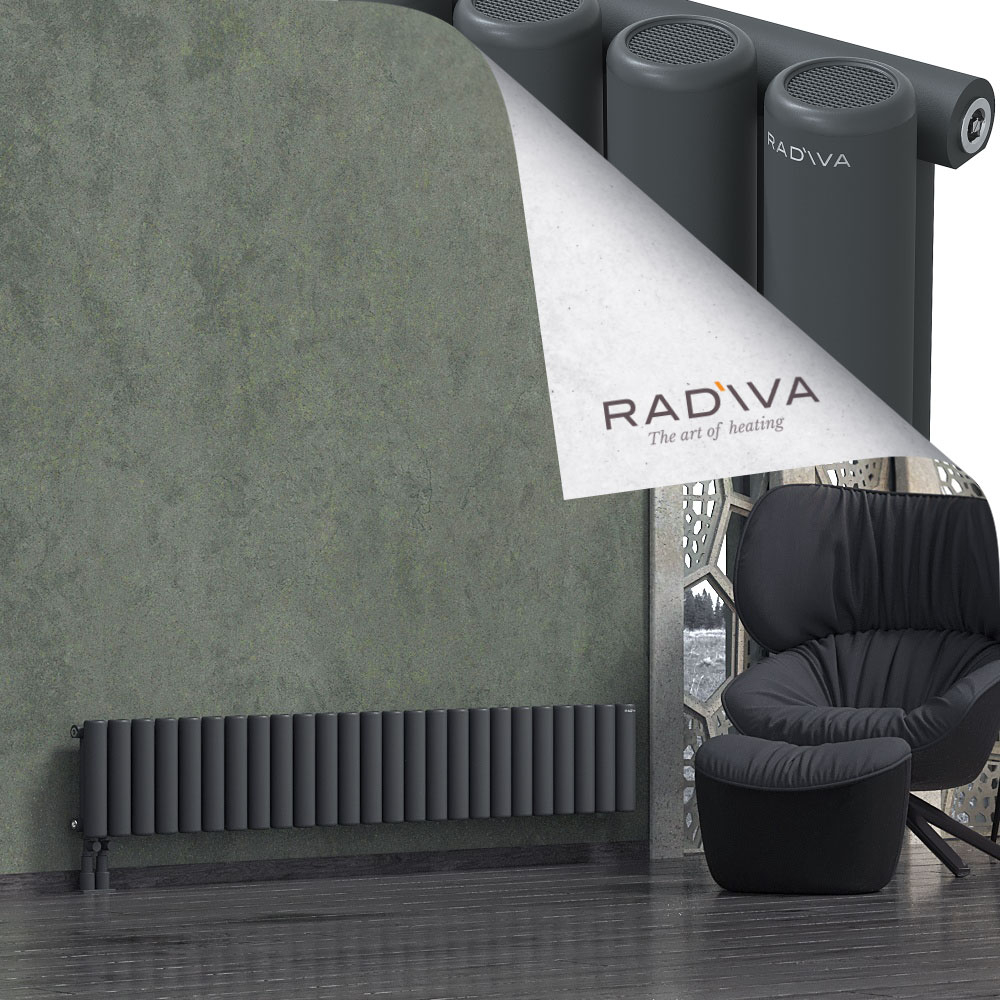 Mati Aluminium Radiator 300x1846 Dark Anthracite - 3