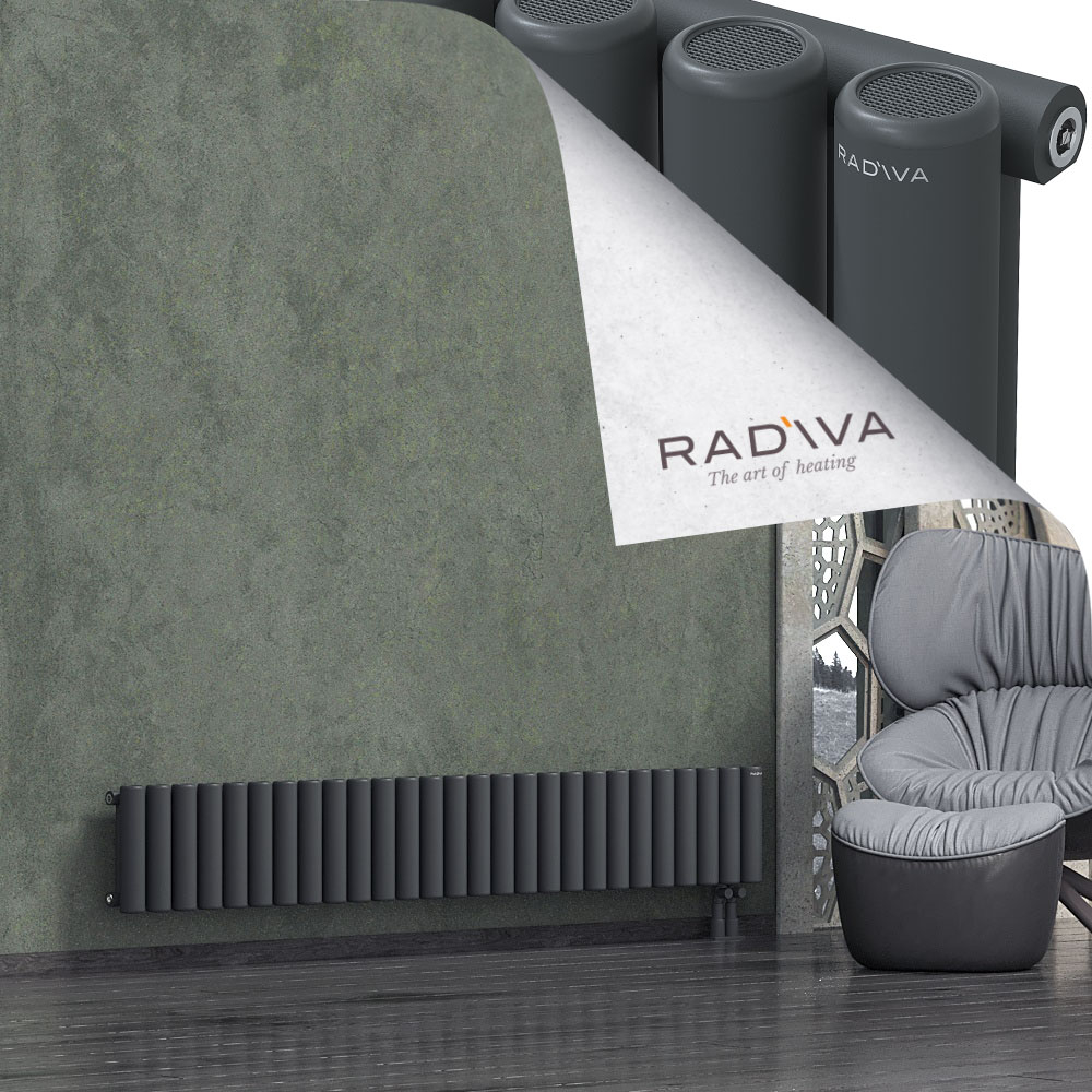 Mati Aluminium Radiator 300x1994 Dark Anthracite - 4