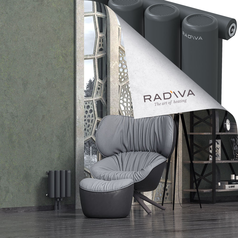 Mati Aluminium Radiator 300x292 Dark Anthracite - 2