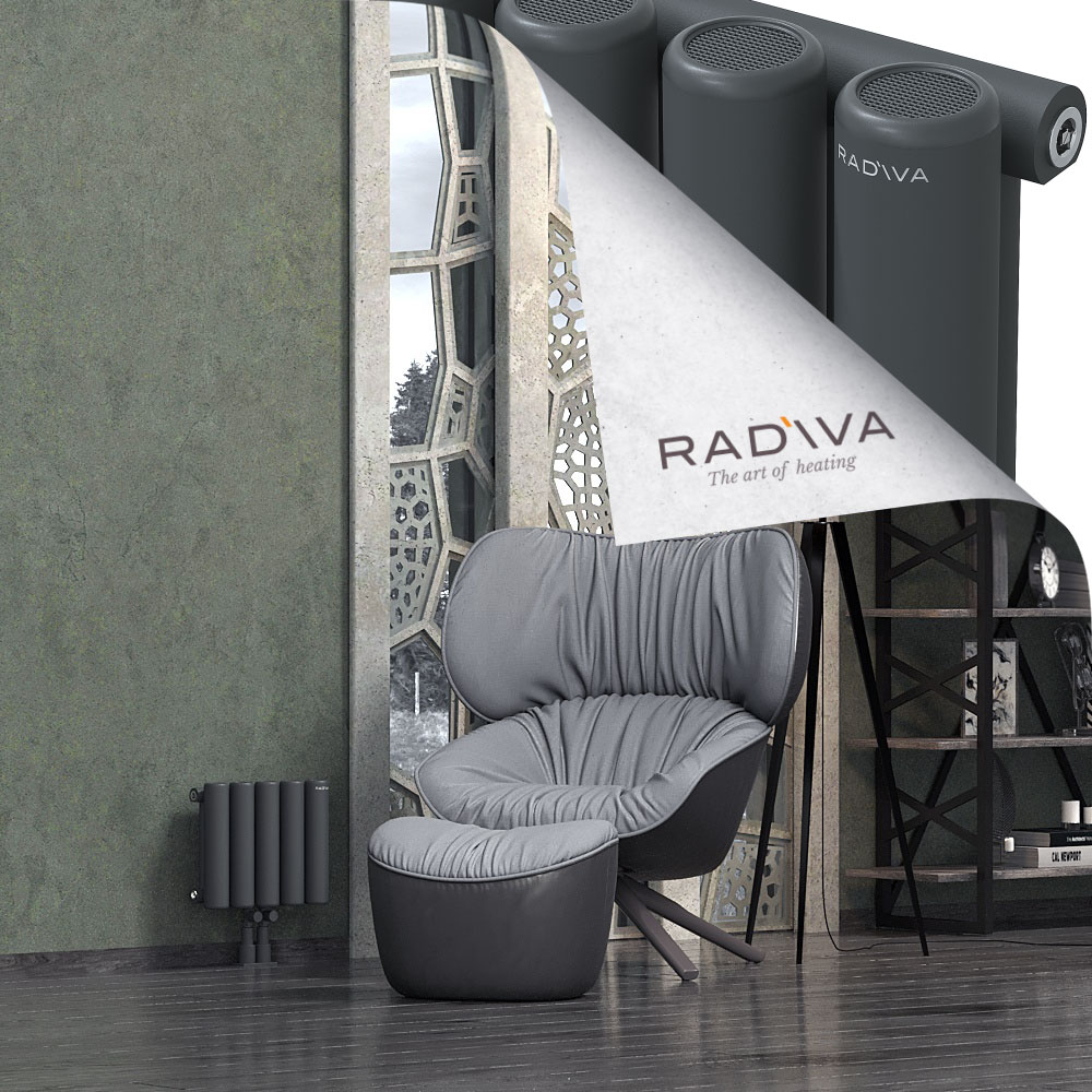 Mati Aluminium Radiator 300x366 Dark Anthracite - 2