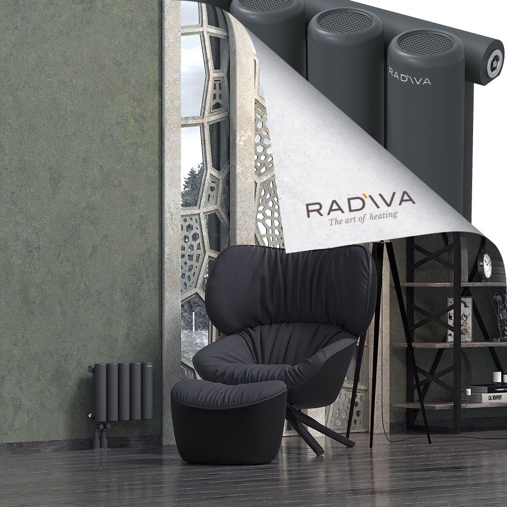 Mati Aluminium Radiator 300x366 Dark Anthracite - 3