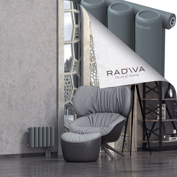 Mati Aluminium Radiator 300x440 Anthracite Bottom Right 50mm