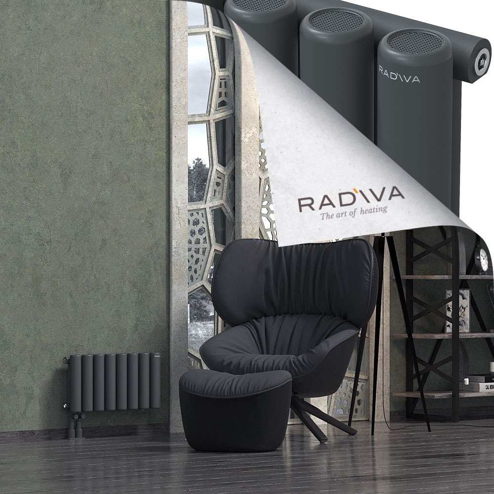Mati Aluminium Radiator 300x588 Dark Anthracite - 3