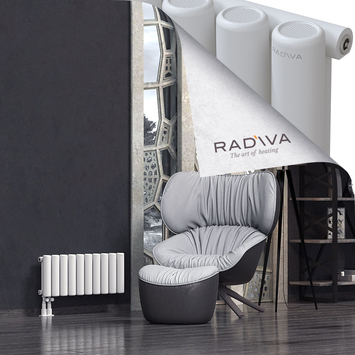 Mati Aluminium Radiator 300x736 White Bottom Left 50mm