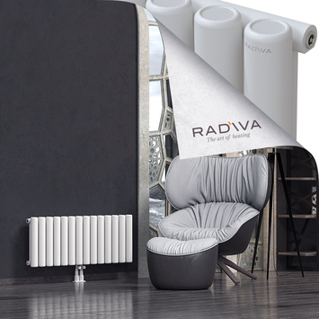 Mati Aluminium Radiator 400x1032 White Bottom Middle 50mm