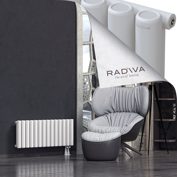Mati Aluminium Radiator 400x1032 White Bottom Right 50mm