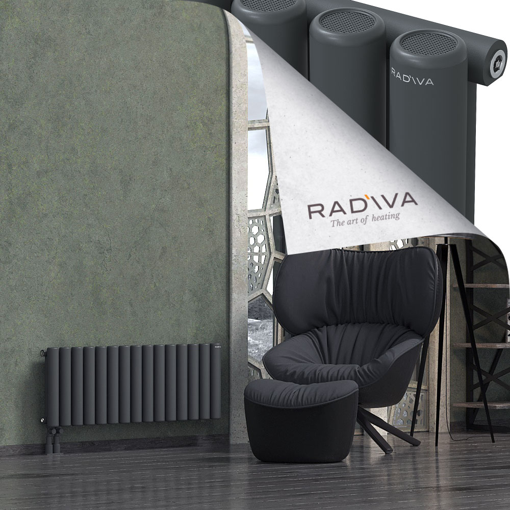 Mati Aluminium Radiator 400x1106 Dark Anthracite - 3
