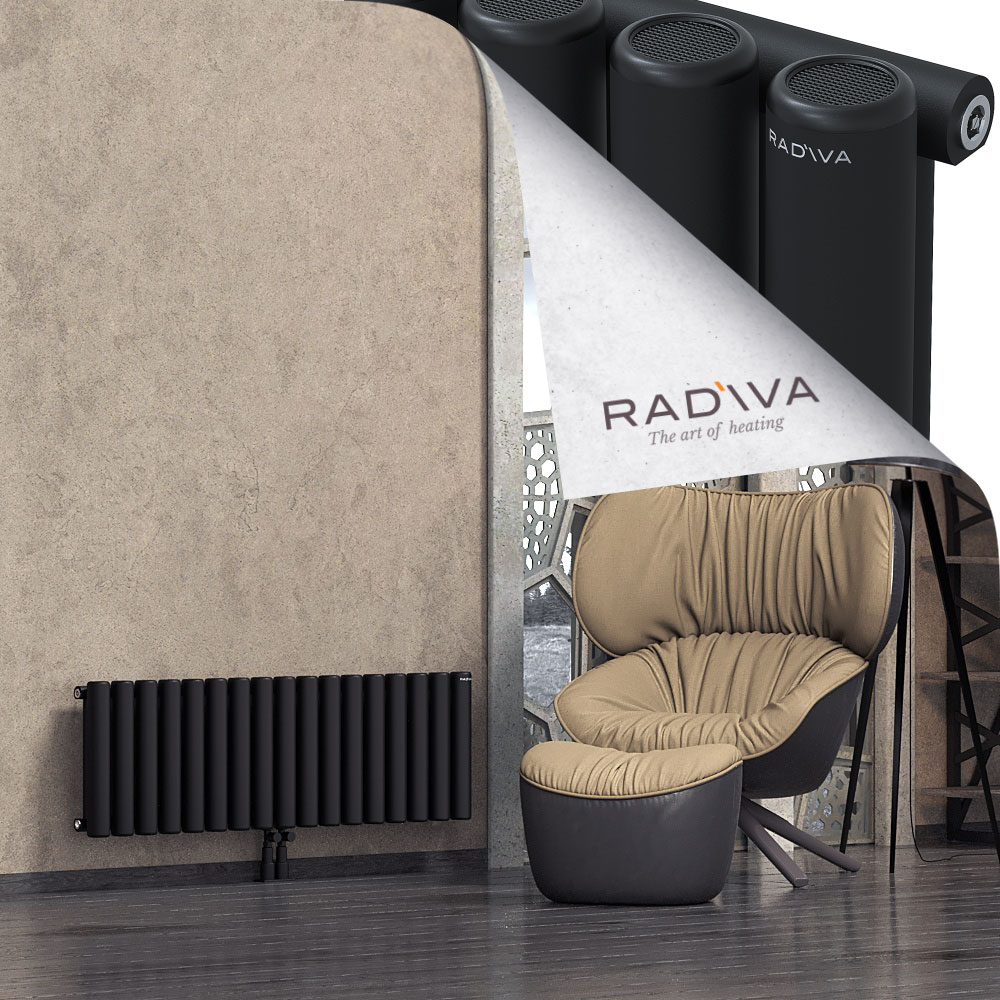 Mati Aluminium Radiator 400x1254 Black - 2