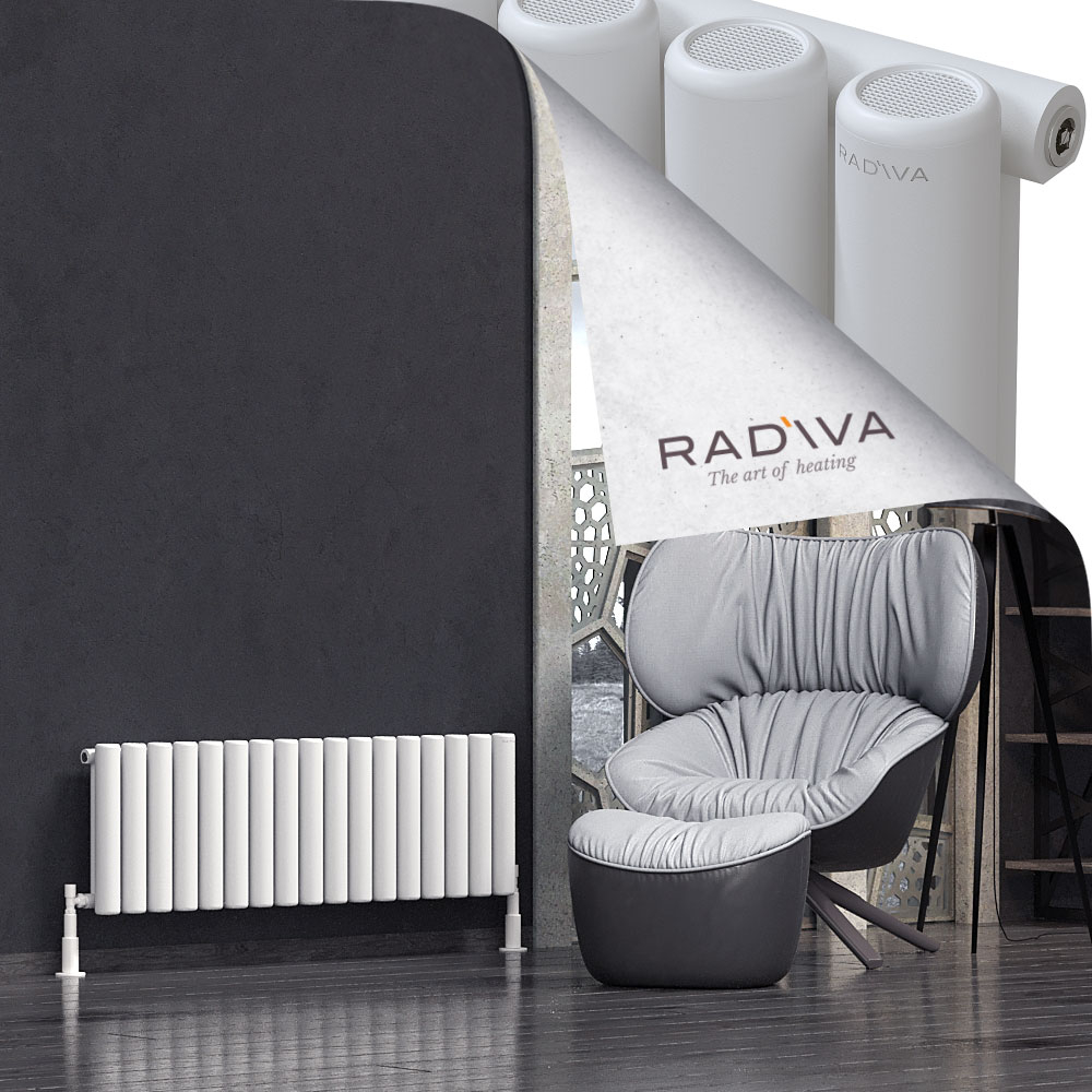 Mati Aluminium Radiator 400x1254 White - 1