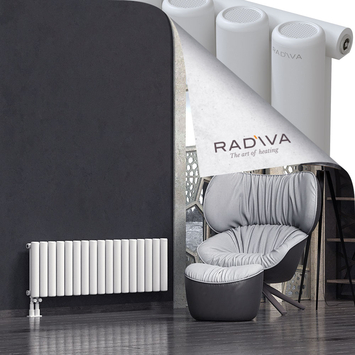 Mati Aluminium Radiator 400x1254 White Bottom Left 50mm