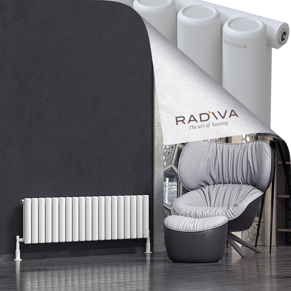 Mati Aluminium Radiator 400x1402 White - 1