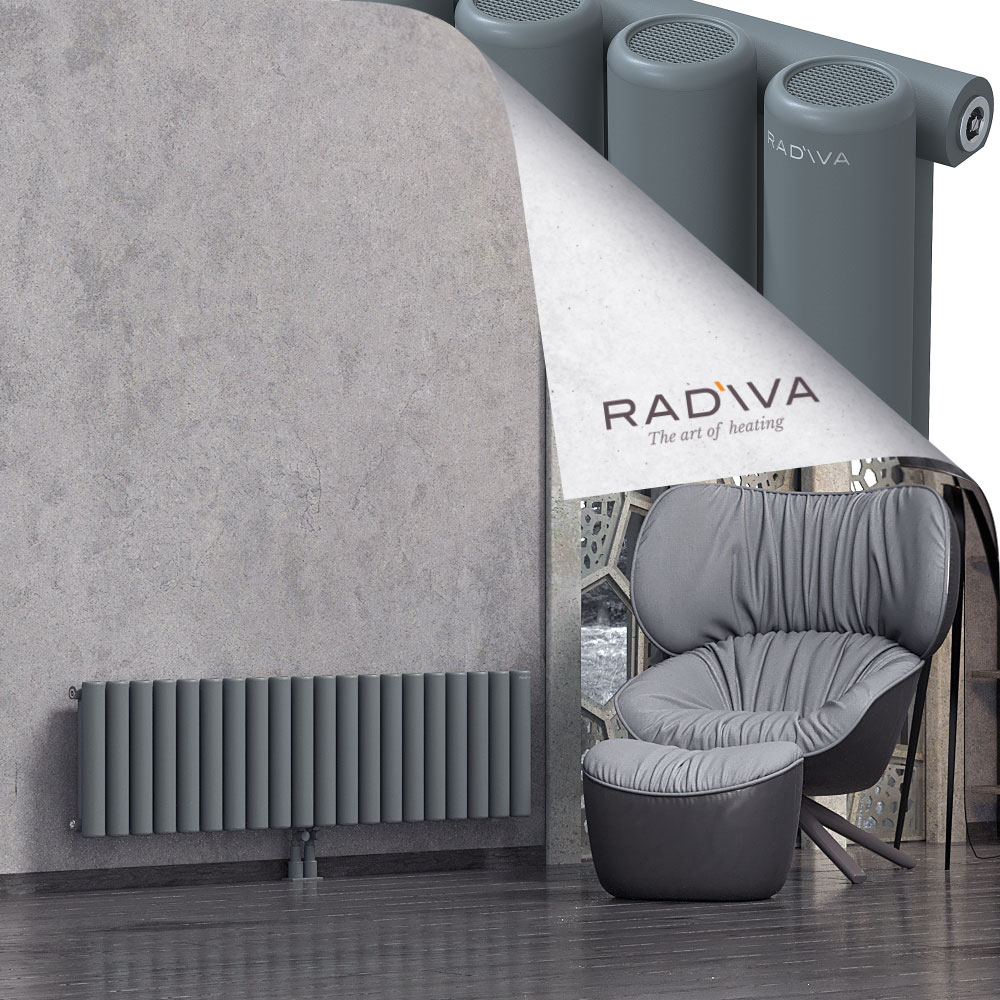 Mati Aluminium Radiator 400x1476 Anthracite - 2
