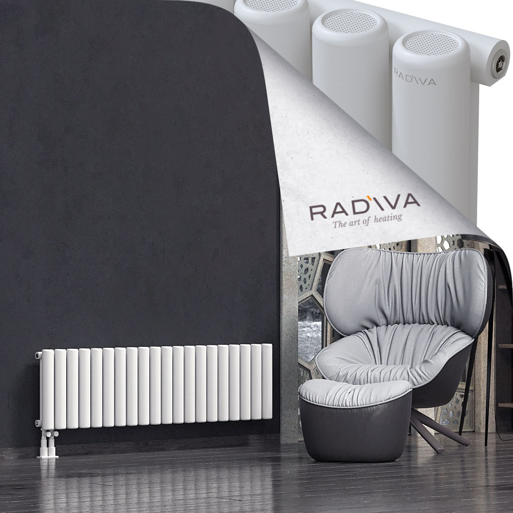 Mati Aluminium Radiator 400x1476 White - 3