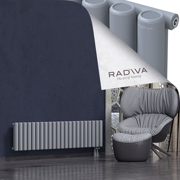Mati Aluminium Radiator 400x1624 Grey Bottom Right 50mm