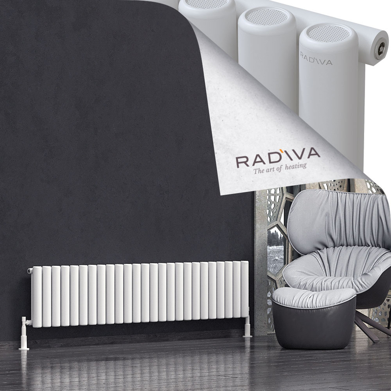 Mati Aluminium Radiator 400x1846 White 
