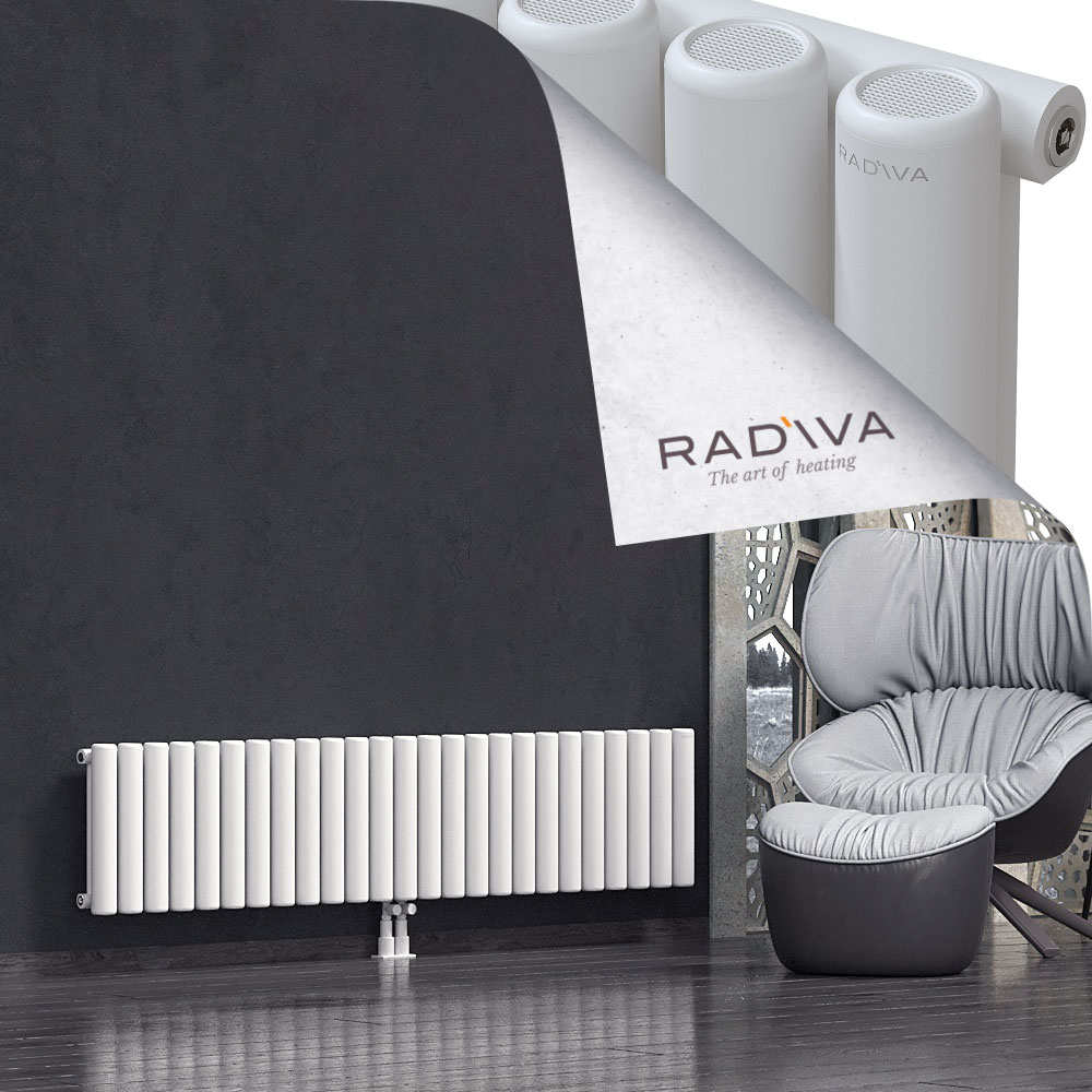 Mati Aluminium Radiator 400x1846 White - 2