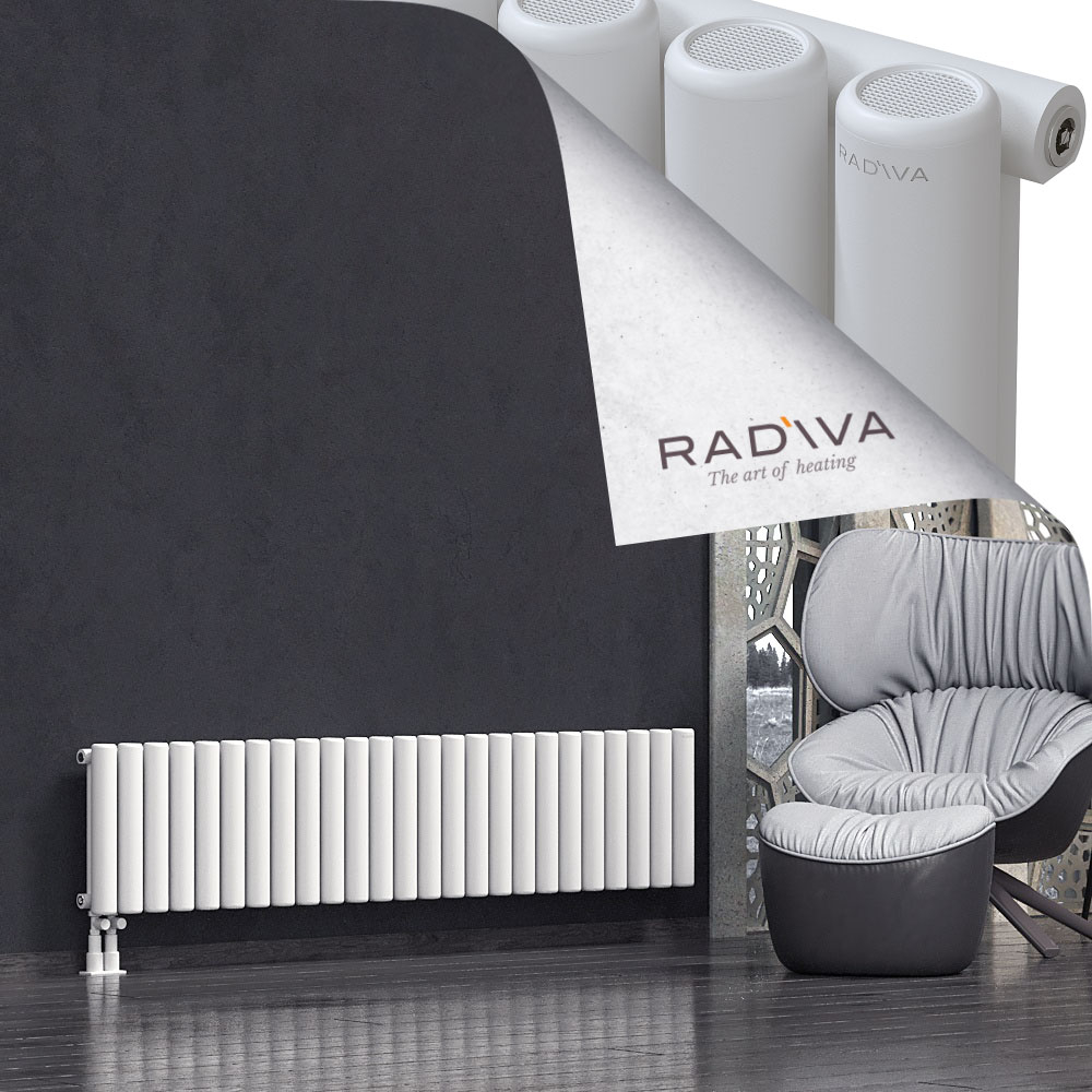Mati Aluminium Radiator 400x1846 White - 3