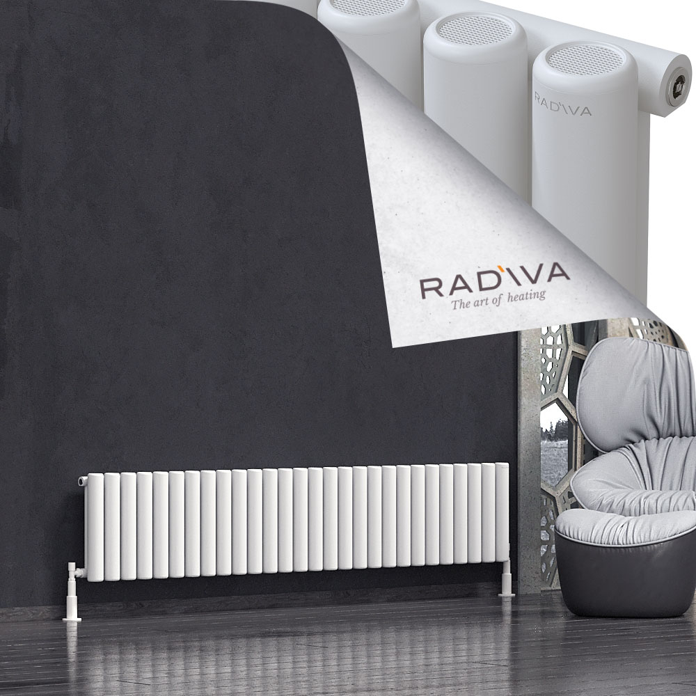 Mati Aluminium Radiator 400x2068 White - 1