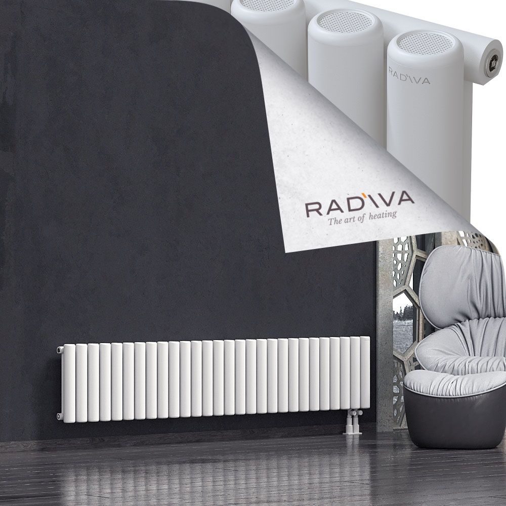 Mati Aluminium Radiator 400x2068 White - 4