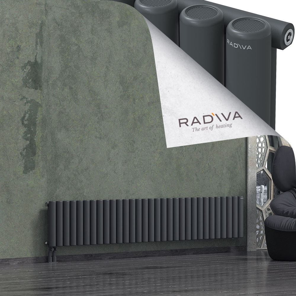 Mati Aluminium Radiator 400x2290 Dark Anthracite - 3