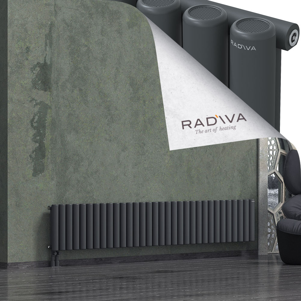 Mati Aluminium Radiator 400x2364 Dark Anthracite - 3