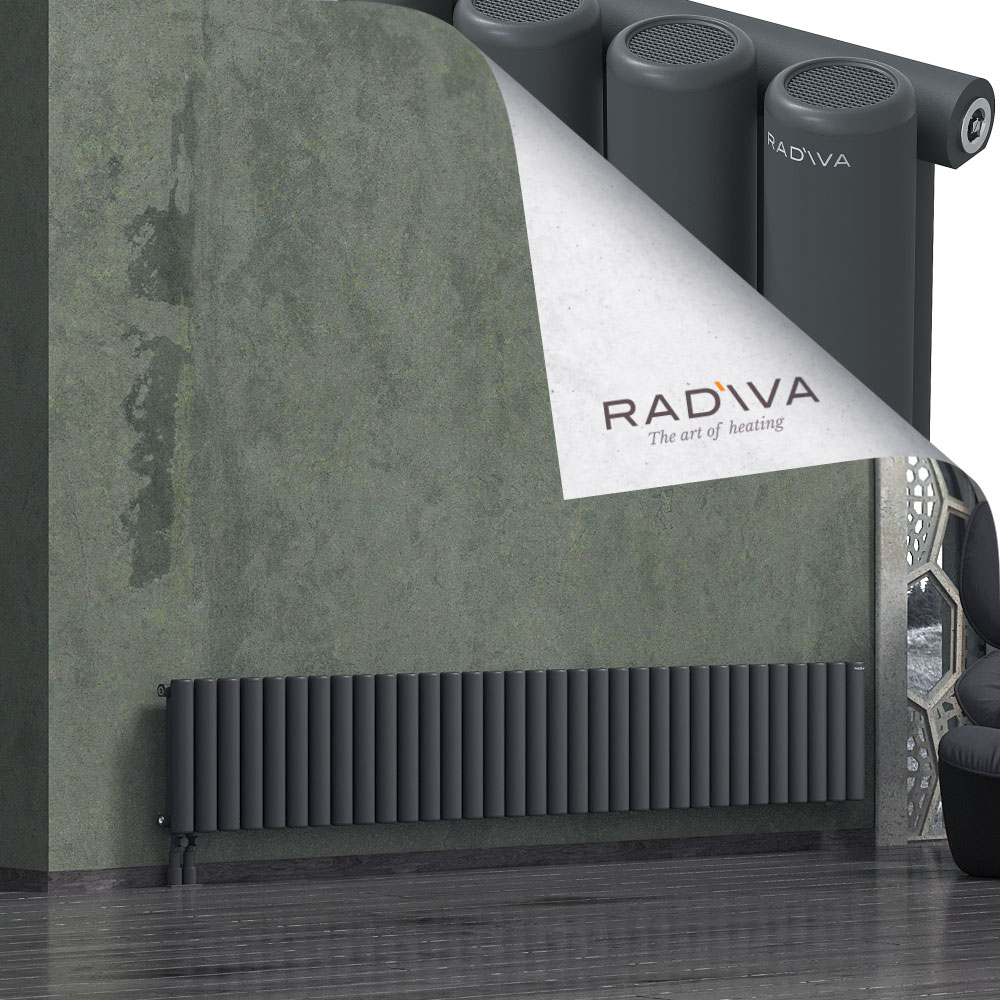 Mati Aluminium Radiator 400x2438 Dark Anthracite - 3
