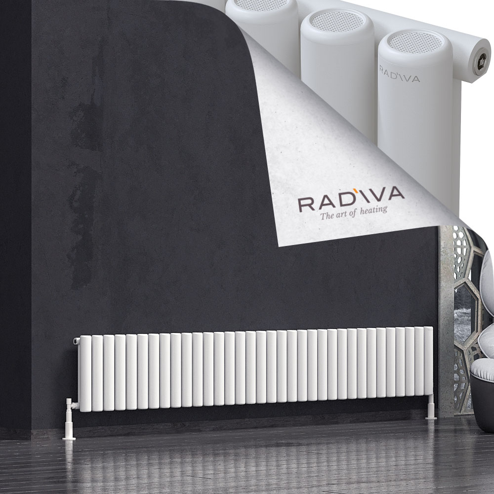 Mati Aluminium Radiator 400x2512 White - 1
