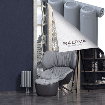 Mati Aluminium Radiator 400x292 Grey Bottom Right 50mm