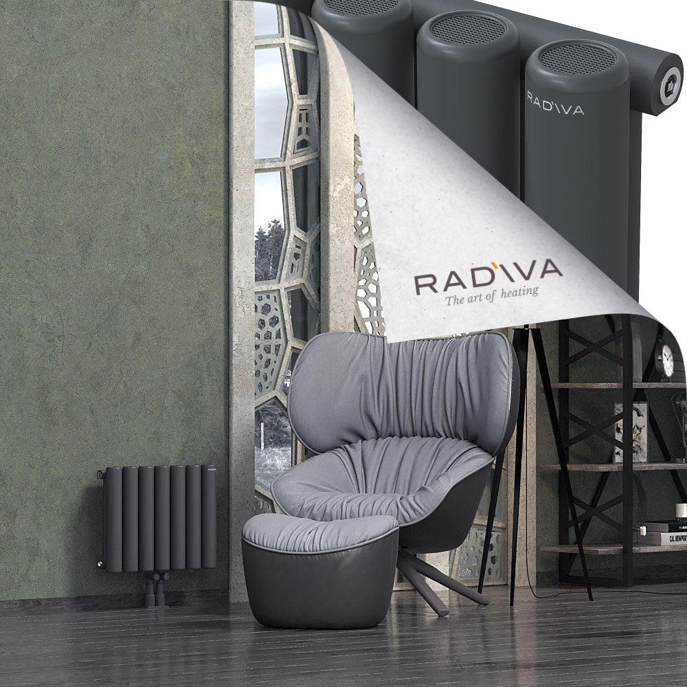 Mati Aluminium Radiator 400x514 Dark Anthracite - 2