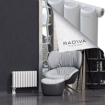 Mati Aluminium Radiator 400x736 White Bottom Left 50mm