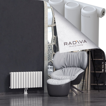 Mati Aluminium Radiator 400x958 White Bottom Middle 50mm