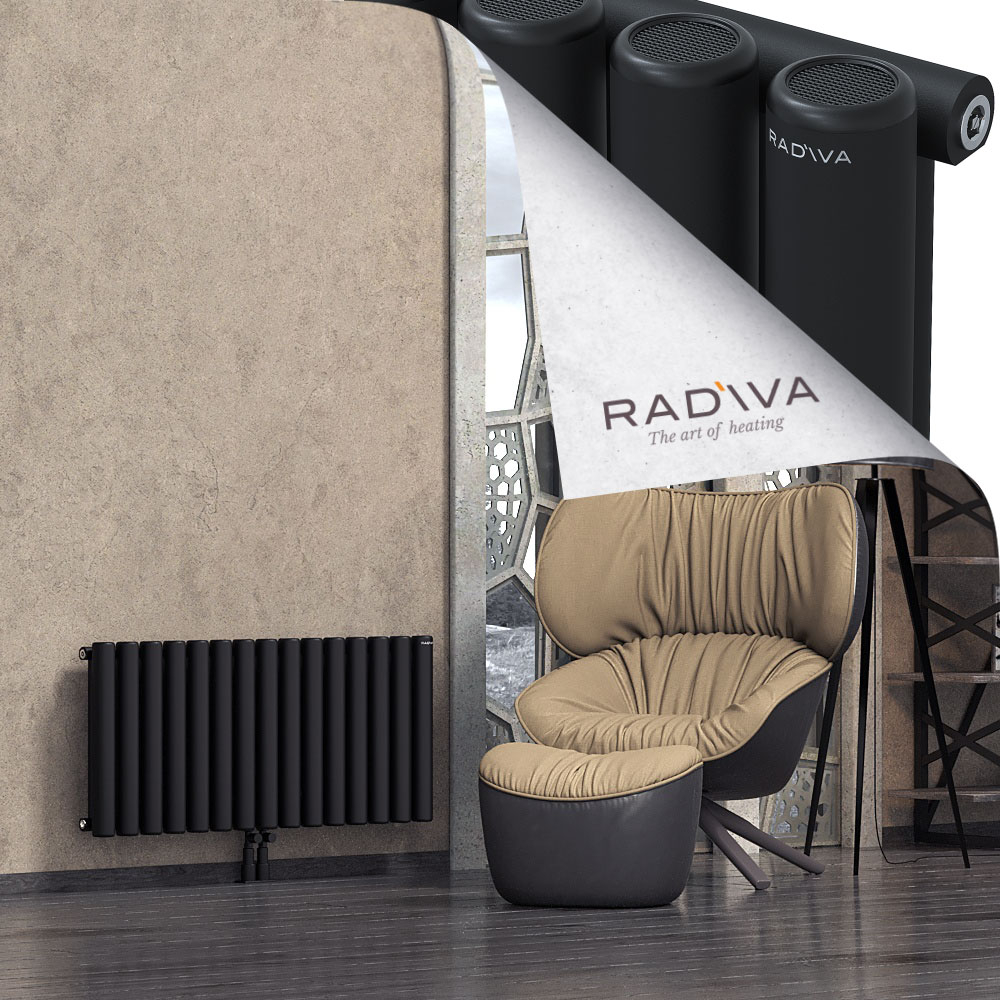 Mati Aluminium Radiator 500x1106 Black - 2