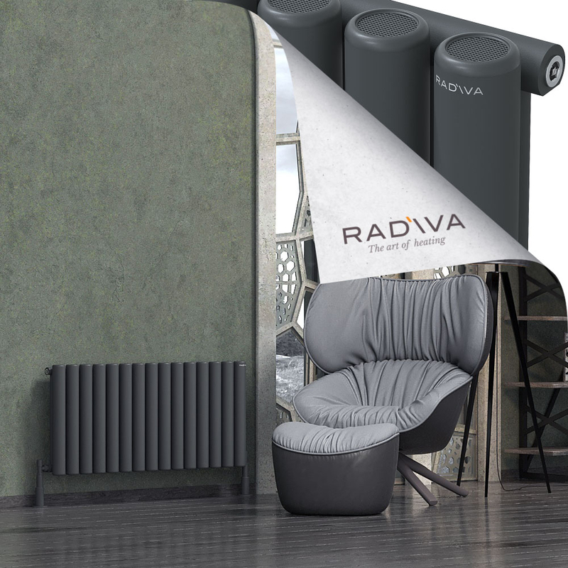 Mati Aluminium Radiator 500x1106 Dark Anthracite 