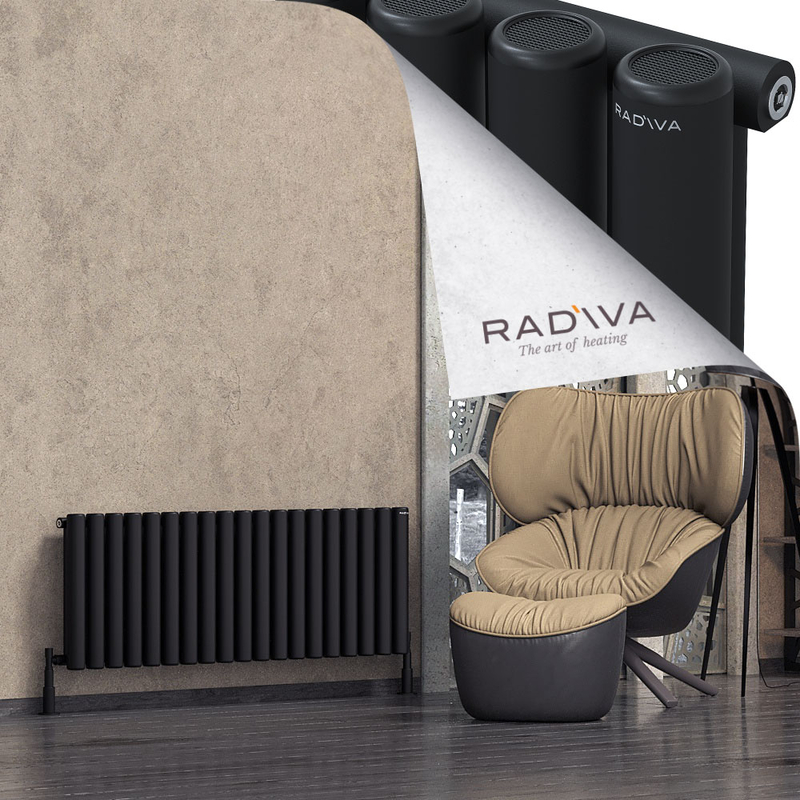 Mati Aluminium Radiator 500x1402 Black 