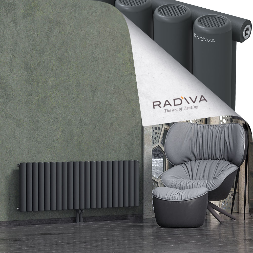 Mati Aluminium Radiator 500x1550 Dark Anthracite - 2