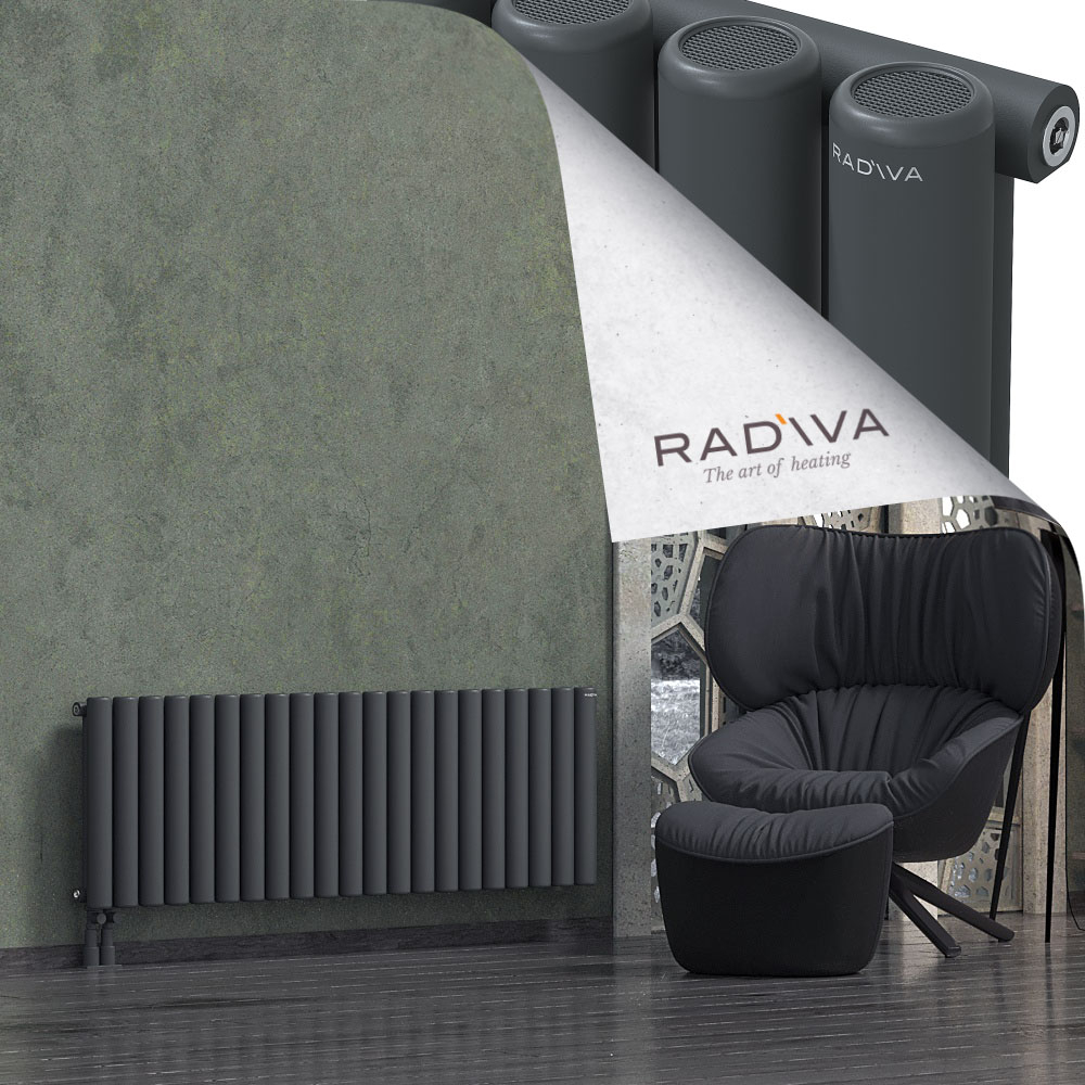 Mati Aluminium Radiator 500x1550 Dark Anthracite - 3