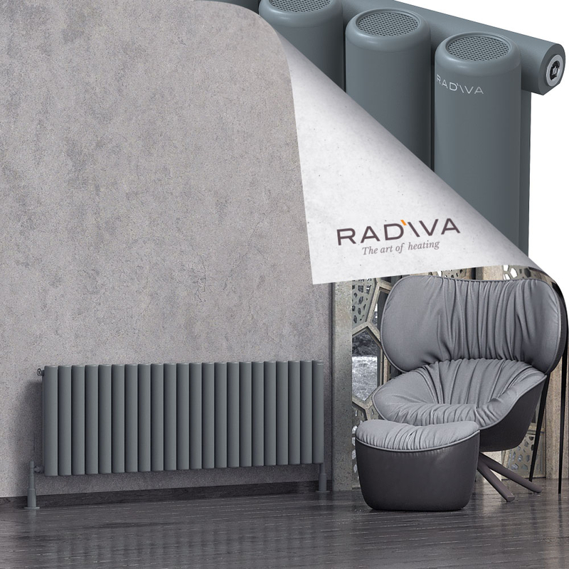 Mati Aluminium Radiator 500x1624 Anthracite 
