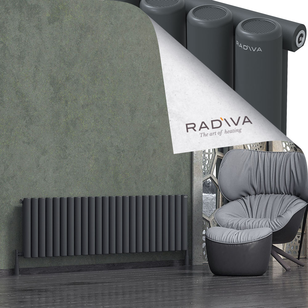 Mati Aluminium Radiator 500x1772 Dark Anthracite - 1