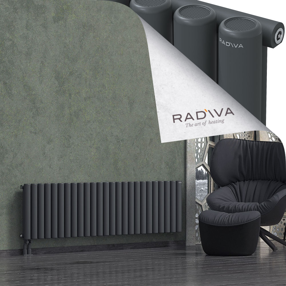 Mati Aluminium Radiator 500x1846 Dark Anthracite - 3