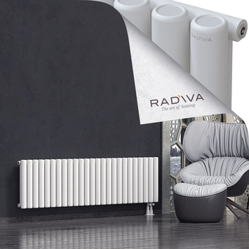 Mati Aluminium Radiator 500x1846 White Bottom Right 50mm