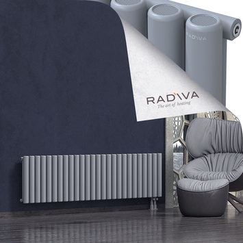 Mati Aluminium Radiator 500x1920 Grey Bottom Right 50mm