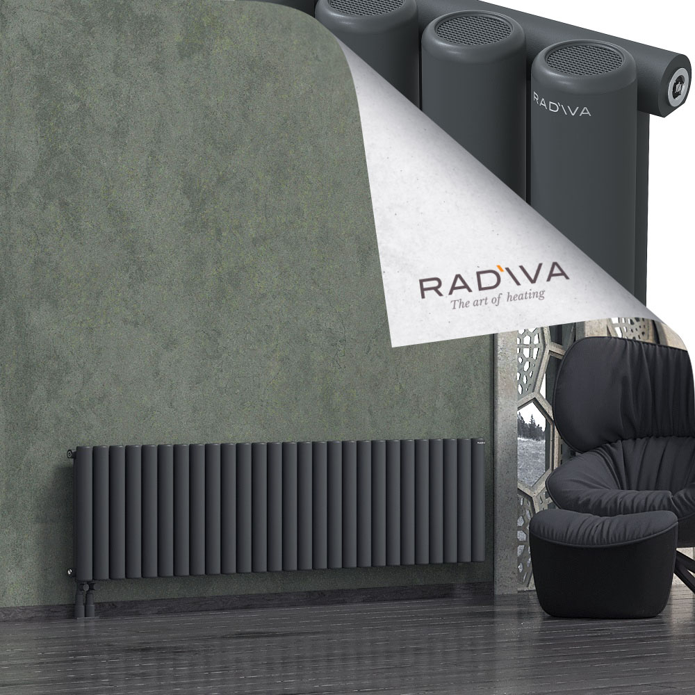 Mati Aluminium Radiator 500x1994 Dark Anthracite - 3