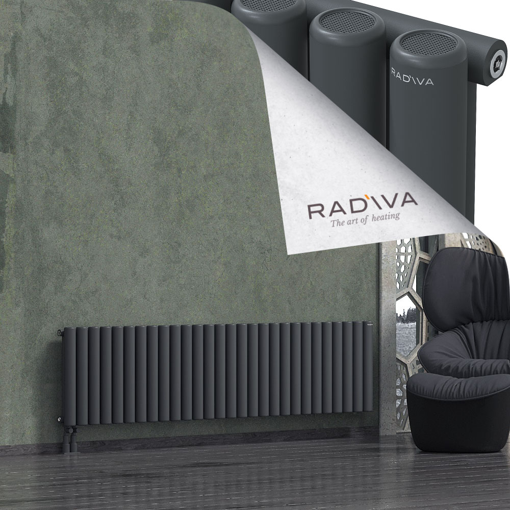 Mati Aluminium Radiator 500x2068 Dark Anthracite - 3