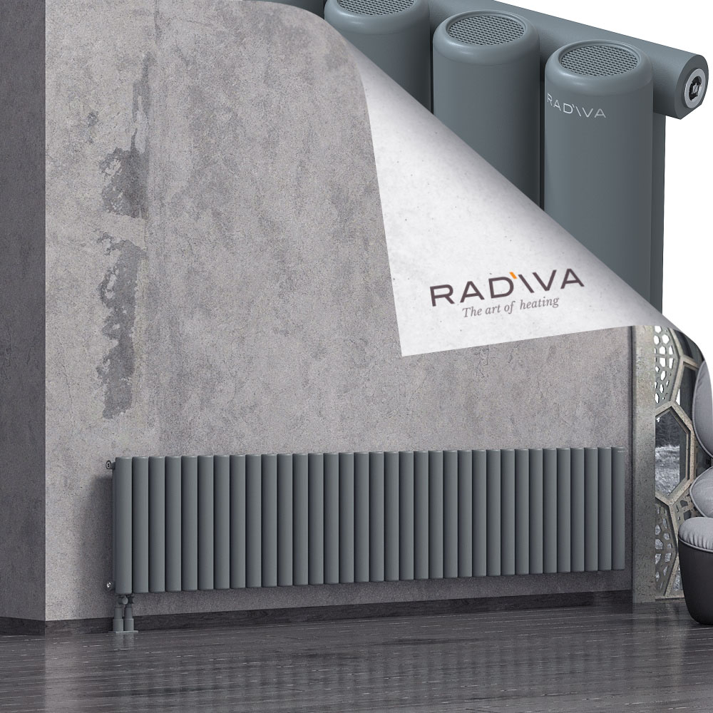 Mati Aluminium Radiator 500x2512 Anthracite - 3