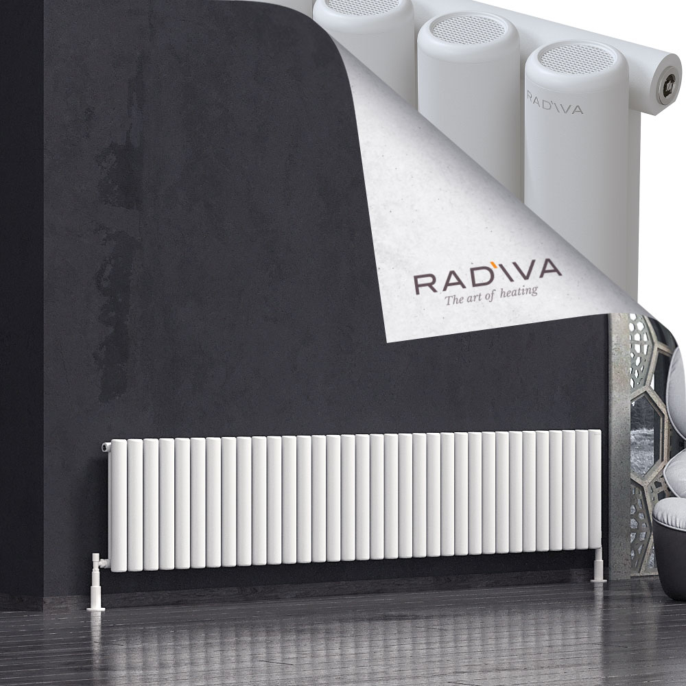 Mati Aluminium Radiator 500x2512 White - 1