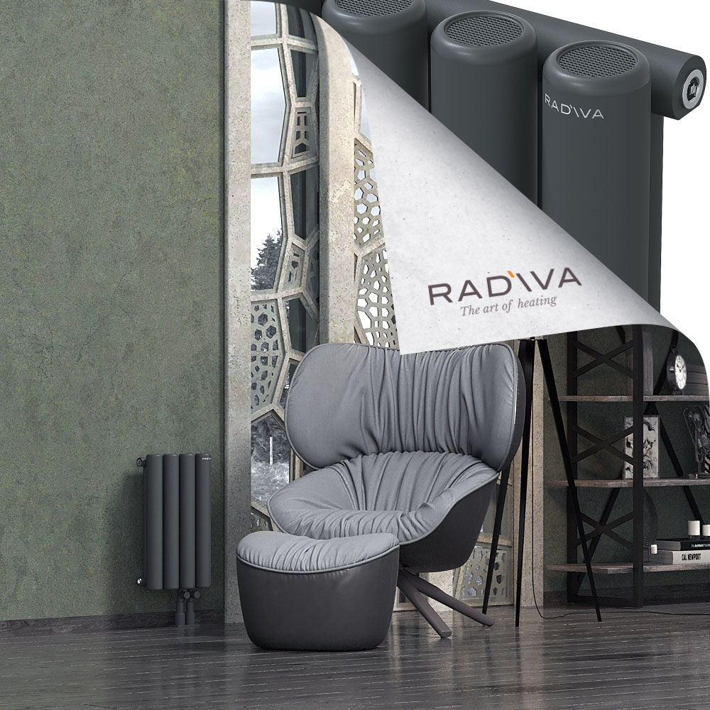 Mati Aluminium Radiator 500x292 Dark Anthracite - 4