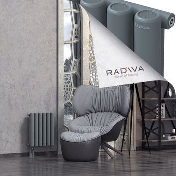 Mati Aluminium Radiator 500x440 Anthracite Bottom Left 50mm