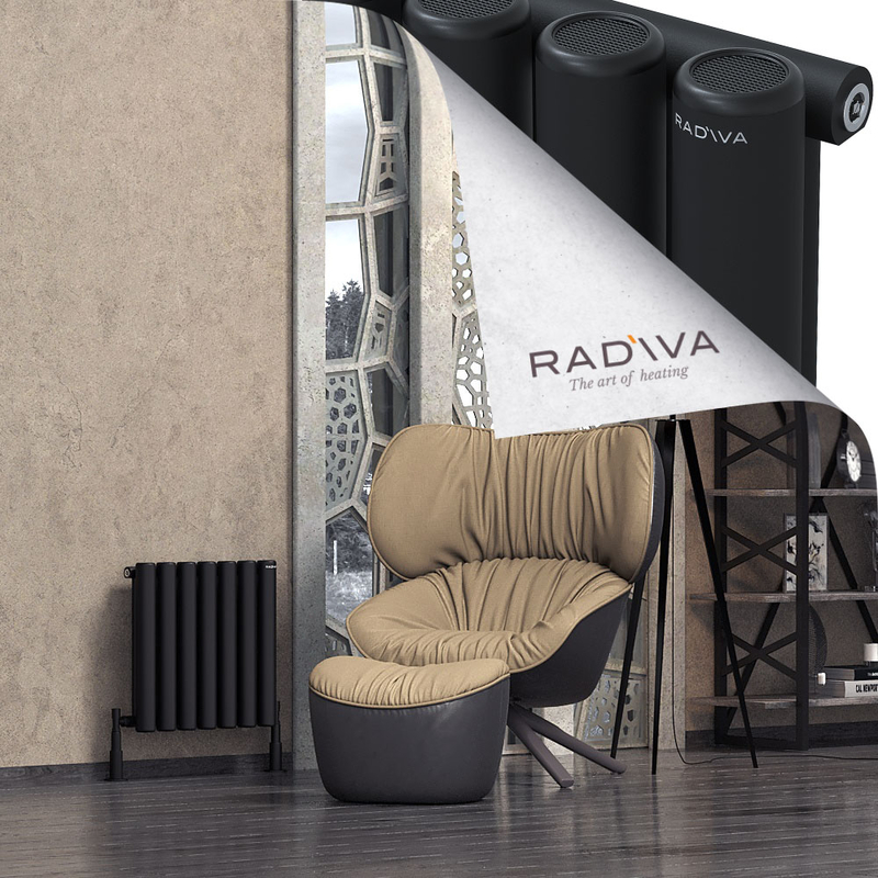 Mati Aluminium Radiator 500x514 Black 