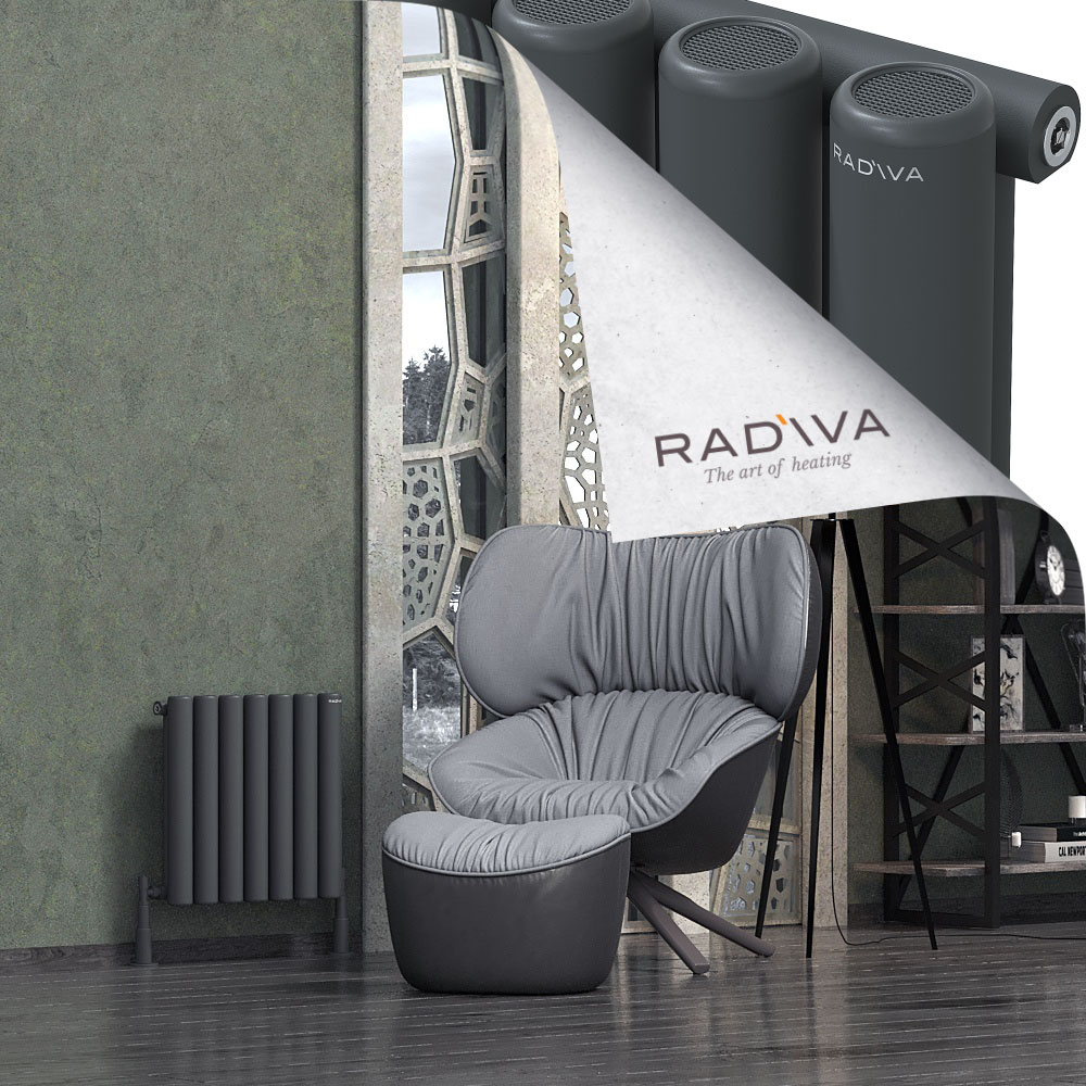 Mati Aluminium Radiator 500x514 Dark Anthracite - 1