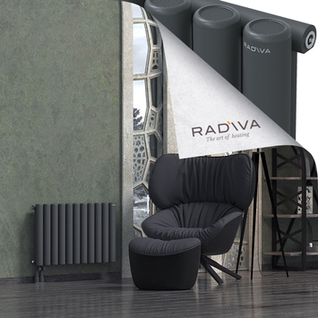 Mati Aluminium Radiator 500x810 Dark Anthracite Bottom Left 50mm